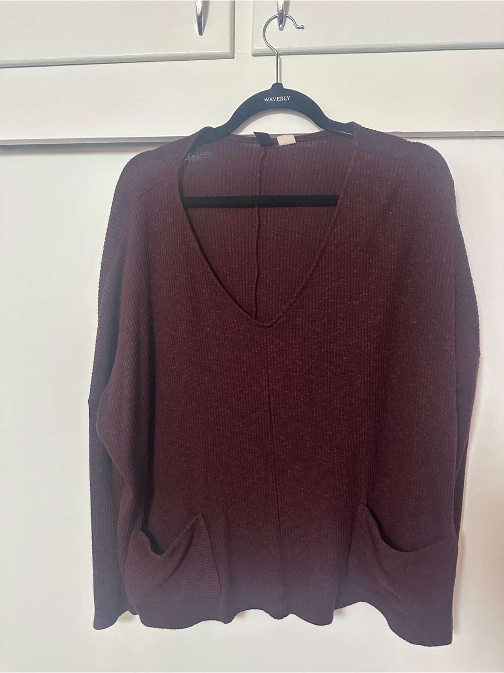 BDG Urban Outfitters Oversized Burgundy Sweater Shirt – Size S
